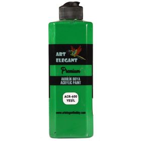 Art Elegant ACR-600 Yeşil 400 ml Akrilik Boya