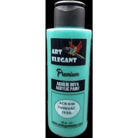 Art Elegant ACR-640 Turkuaz Yeşil 120 ml Akrilik Boya