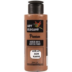 Art Elegant ACR-671 Açık Kahve 120 ml Akrilik Boya