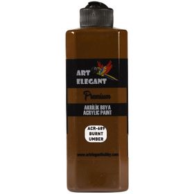 Art Elegant ACR-689 Burnt Umber 400 ml Akrilik Boya