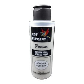 Art Elegant ACR-695 Açık Gri 120 ml Akrilik Boya