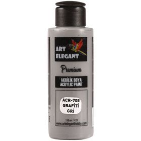 Art Elegant ACR-705 Grafiti Gri 120 ml Akrilik Boya