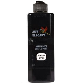 Art Elegant ACR-740 Siyah 400 ml Akrilik Boya
