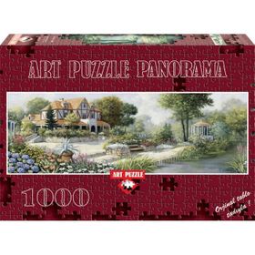 Art English Cottage 1000 Parça Panaroma Puzzle