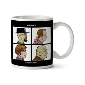 Art Hediye 01 1-1293 Cooking Days Breaking Bad Goillaz İki Tarafı Baskılı Kupa Bardak