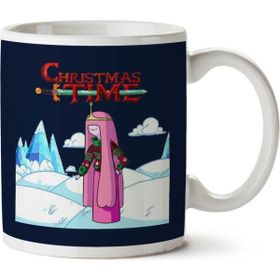 Art Hediye 01 Adventure Christmas Time Princess Bubblegum Ice World Cartoon Network Iki Tarafı Baskılı Kupa Bardak