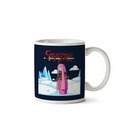 Art Hediye 01 Adventure Christmas Time Princess Bubblegum Ice World Cartoon Network Iki Tarafı Baskılı Kupa Bardak