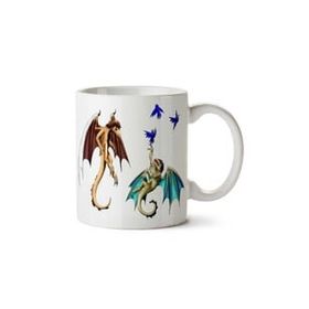Art Hediye 01 Adventures Dragon İki Tarafı Baskılı Kupa Bardak