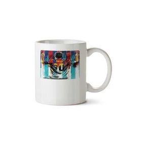 Art Hediye 01 Argentina Messi iki Tarafı Baskılı Kupa Bardak