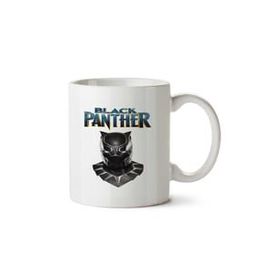 Art Hediye 01 BLACK PANTHER İki Tarafı Baskılı Kupa Bardak