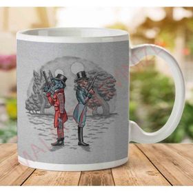 Art Hediye 01 Cantina Dualists Star Wars İki Tarafı Baskılı Kupa Bardak