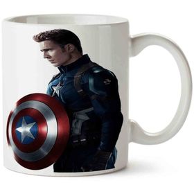 Art Hediye 01 Captain America 2 İki Tarafı Baskılı Kupa Bardak