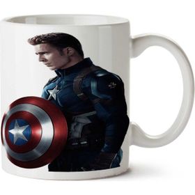 Art Hediye 01 Captain America 2 İki Tarafı Baskılı Kupa Bardak