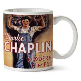 Art Hediye 01 Charlie Chaplin Poster İki Tarafı Baskılı Kupa Bardak