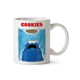 Art Hediye 01 Cookies Kurabiye Canavarı İki Tarafı Baskılı Kupa Bardak