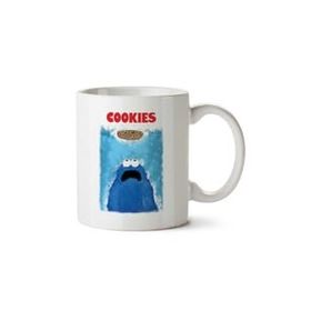 Art Hediye 01 Cookies Kurabiye Canavarı İki Tarafı Baskılı Kupa Bardak