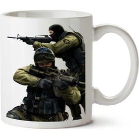 Art Hediye 01 Counter Strike İki Tarafı Baskılı Kupa Bardak