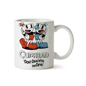 Art Hediye 01 Cuphead Dont Deal With The Devil İki Tarafı Baskılı Kupa Bardak