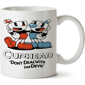 Art Hediye 01 Cuphead Dont Deal With The Devil İki Tarafı Baskılı Kupa Bardak