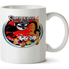 Art Hediye 01 Cuphead Dont Deal With The Devil İki Tarafı Baskılı Kupa Bardak