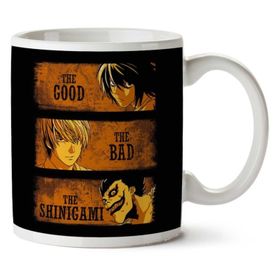 Art Hediye 01 Death Note The Good The Bad And The Shinigami Iki Tarafı Baskılı Kupa Bardak