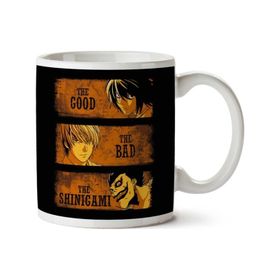 Art Hediye 01 Death Note The Good The Bad And The Shinigami Iki Tarafı Baskılı Kupa Bardak