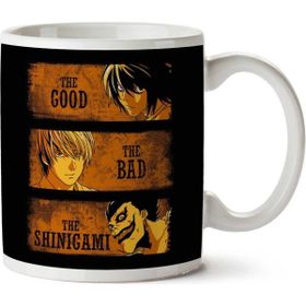 Art Hediye 01 Death Note The Good The Bad And The Shinigami Iki Tarafı Baskılı Kupa Bardak
