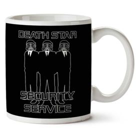 Art Hediye 01 Death Star Security Service Stormtroopers Star Wars Iki Tarafı Baskılı Kupa Bardak