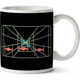 Art Hediye 01 Death Star Trench Targeting Computer Star Wars Iki Tarafı Baskılı Kupa Bardak