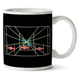 Art Hediye 01 Death Star Trench Targeting Computer Star Wars Iki Tarafı Baskılı Kupa Bardak