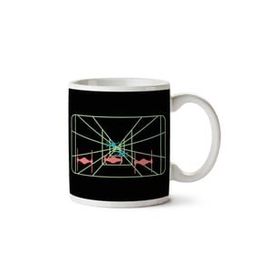 Art Hediye 01 Death Star Trench Targeting Computer Star Wars Iki Tarafı Baskılı Kupa Bardak