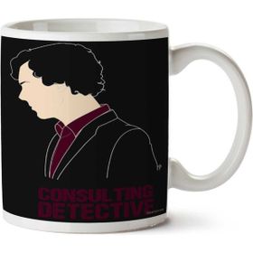Art Hediye 01 Dedektif Detective Sherlock Holmes Iki Tarafı Baskılı Kupa Bardak