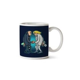 Art Hediye 01 Despicable Me Gru And Dru Iki Tarafı Baskılı Kupa Bardak
