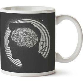 Art Hediye 01 Dimension Of Mind Twilight Zone Iki Tarafı Baskılı Kupa Bardak