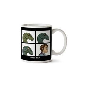Art Hediye 01 Dino Days Jurassic Park Gorillaz Iki Tarafı Baskılı Kupa Bardak
