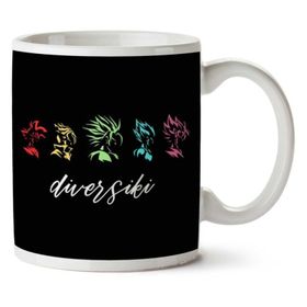 Art Hediye 01 Diversiki Dragon Ball Z Iki Tarafı Baskılı Kupa Bardak