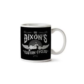 Art Hediye 01 Dixons Custom Cycles Walking Dead Iki Tarafı Baskılı Kupa Bardak