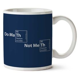 Art Hediye 01 Do Math Not Meth Iki Tarafı Baskılı Kupa Bardak