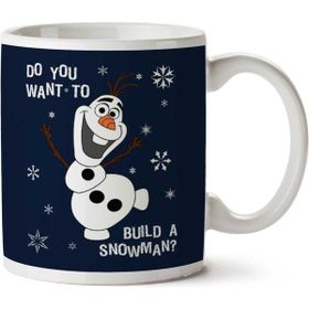Art Hediye 01 Do You Want To Olaf Frozen Iki Tarafı Baskılı Kupa Bardak
