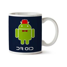 Art Hediye 01 Doctor Droid Android Who İki Tarafı Baskılı Kupa Bardak