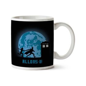 Art Hediye 01 Doctor Who Allons Y Lets Go Iki Tarafı Baskılı Kupa Bardak