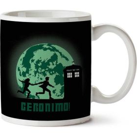 Art Hediye 01 Doctor Who Geronimo Iki Tarafı Baskılı Kupa Bardak