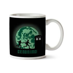 Art Hediye 01 Doctor Who Geronimo Iki Tarafı Baskılı Kupa Bardak