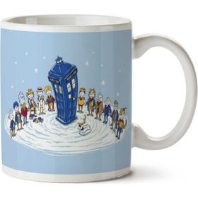 Art Hediye 01 Doctor-who-ville İki Tarafı Baskılı Kupa Bardak