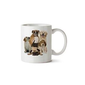Art Hediye 01 Dog-PNG-2 İki Tarafı Baskılı Kupa Bardak