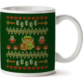 Art Hediye 01 Dont Wear Alone Legend Of Zelda Knit Pattern Iki Tarafı Baskılı Kupa Bardak