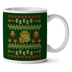 Art Hediye 01 Dont Wear Alone Legend Of Zelda Knit Pattern Iki Tarafı Baskılı Kupa Bardak