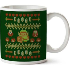 Art Hediye 01 Dont Wear Alone Legend Of Zelda Knit Pattern Iki Tarafı Baskılı Kupa Bardak