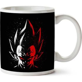 Art Hediye 01 Dragon Ball Z Vegeta Majin Yüz Iki Tarafı Baskılı Kupa Bardak