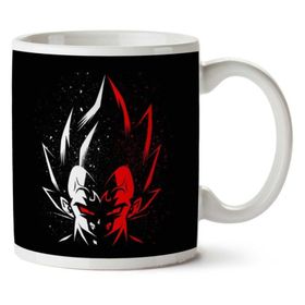 Art Hediye 01 Dragon Ball Z Vegeta Majin Yüz Iki Tarafı Baskılı Kupa Bardak